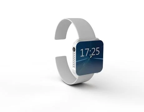 3D Illustrator of  watch on the white background Stock Illustration
