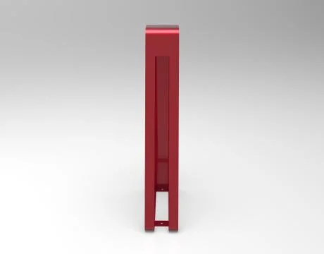 3d image of Ash bike rack 00002.jpg Stock Illustration