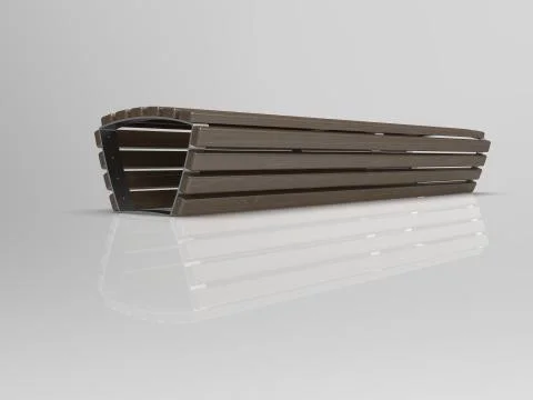 3d image of Bench Campus Big Line 00002.jpg Stock Illustration