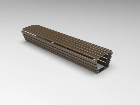 3d image of Bench Campus Big Line 00001.jpg Stock Illustration