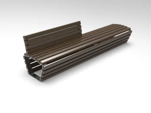 3d image of Bench Campus Big Line BL00002.jpg Stock Illustration