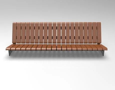 3d image of Bench park and urban Flip 00002.jpg Ilustração Stock