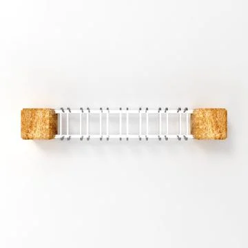 3d image of Bicycle Parking qube top view 9 Stock Illustration