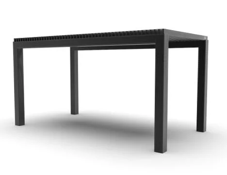 3d image of Big rectangular tent 00003.jpg Stock Illustration