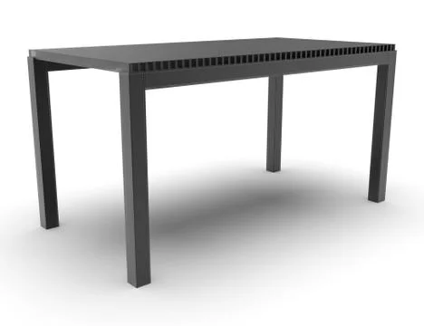 3d image of Big rectangular tent 00001.jpg Stock Illustration