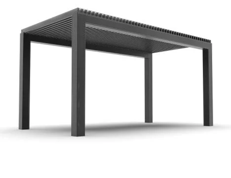 3d image of Big rectangular tent 00005.jpg Stock Illustration