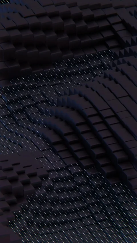 A 3d image of a black and white pattern Stock Footage 309924784