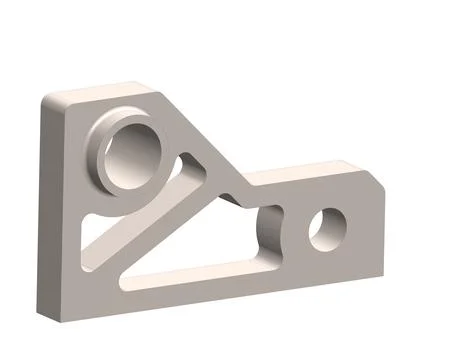 3d image of a cad mechanical part isolated on white Stock Illustration