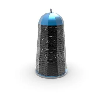 3d image of color Bollard octagonal shape 02 Stock Illustration