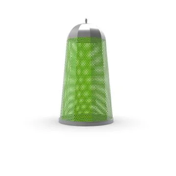 3d image of color Bollard octagonal shape 05 Stock Illustration