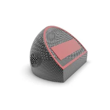 3d image of color Parking poles Bern 03 Illustrazione stock