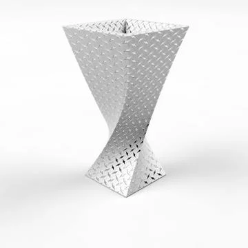 3d image flower pot concrete marble Yalta 6 Stock Illustration