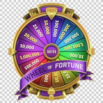 3D image of fortune wheel Stock Illustration