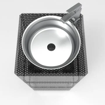 3d image of garden Drinking water wells 07 Stock Illustration
