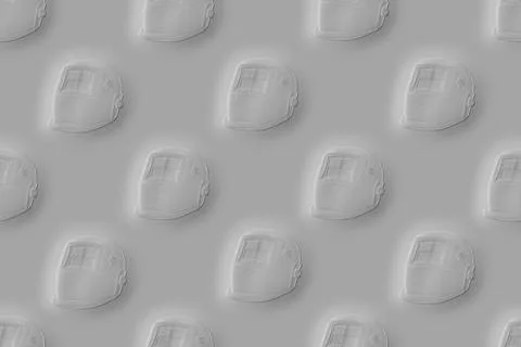 3d image of a gray seamless pattern. Stock Illustration