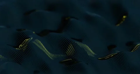 A 3d image of a group of gold fish Video stock 309924191