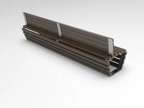 3d image of lBench Campus Big Line B 00003.jpg Stock Illustration