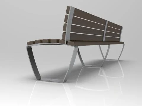 3d image of lBench Campus Line B 00004.jpg Stock Illustration