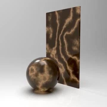 3d image of materials for rendering and texturing 1 Stock Illustration