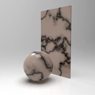 3d image of materials for rendering and texturing 12 Stock Illustration