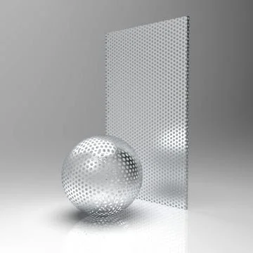 3d image of materials for rendering and texturing 16 Stock-Illustration