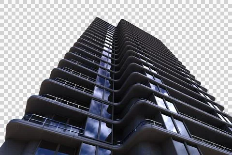 3d image of modern office Fotos de archivo