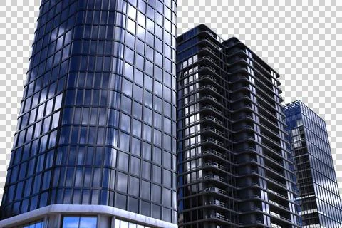 3d image of modern offices Stock Illustration