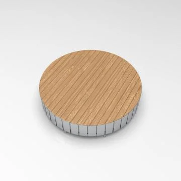 3d image of Modular bench Proteus 00003.jpg Stock Illustration