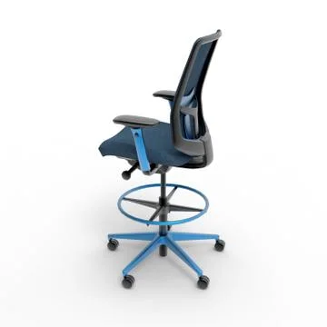3D image of office comfort working chair 03 Stock Illustration