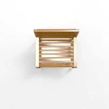 3d image of park chea classic metall and wood Ilustração Stock