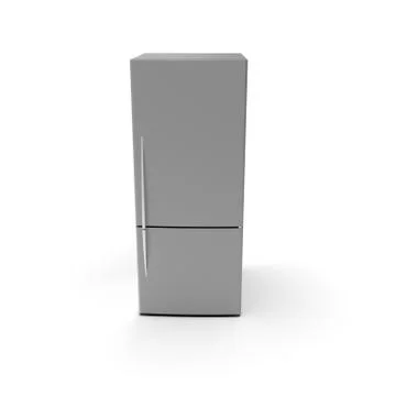3d image of Refrigerator isolated on a white background 04 Stock Illustration