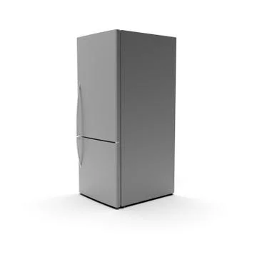 3d image of Refrigerator isolated on a white background 05 Stock Illustration