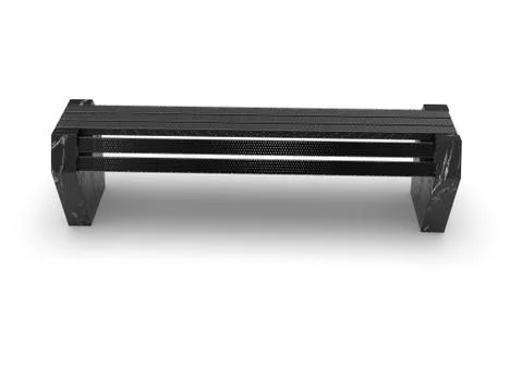 3d image of Rhombus Park bench 00003.jpg Stock Illustration