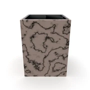3d image urban and park urn Kil Marble Tan Stock Illustration