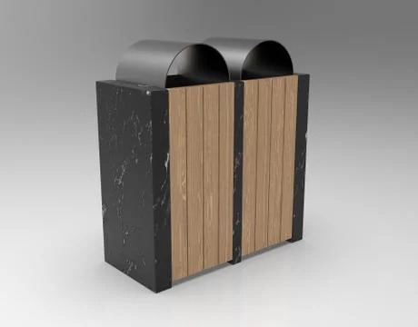 3d image of Urn U-28 Bratislava 00001.jpg Stock Illustration