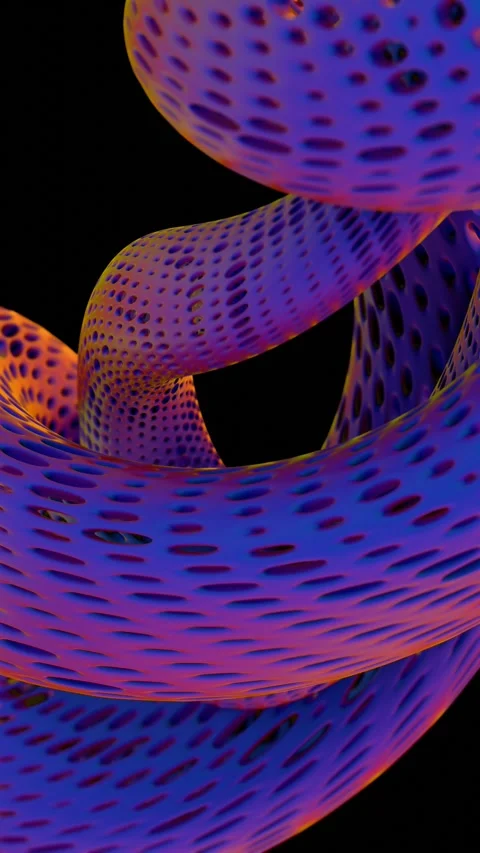 A 3d image of a worm Stock Footage 309928444