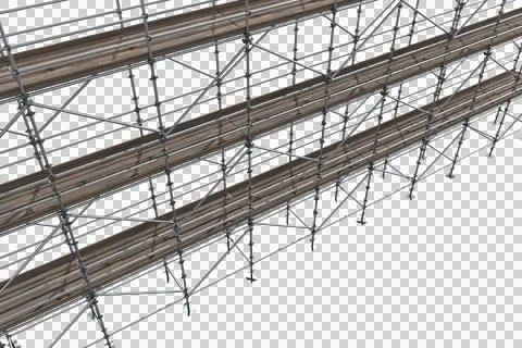 3d incomplete building Stock Illustration