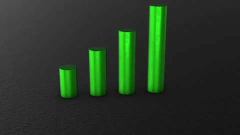 3D Increasing Graph Animation. Going Upward. Success. 4K Stock Footage 275233656