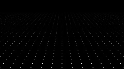 3D infinite floor white dot grid seamless loop animation moving forward. Stock Footage 318103777