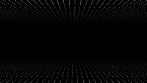 3D infinite white dot grid tunnel seamless loop animation moving horizontally. Stock Footage 333483793