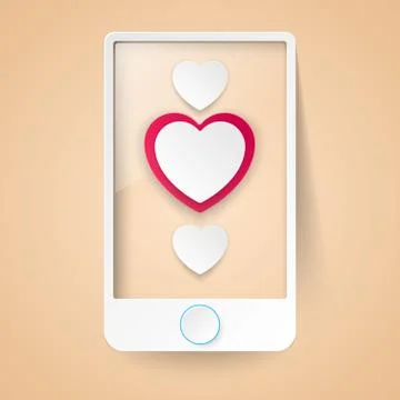 3D infographic design template and marketing icons. Smartphone i Stock Illustration