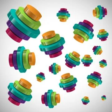 3D infographic vector design. 스톡 일러스트