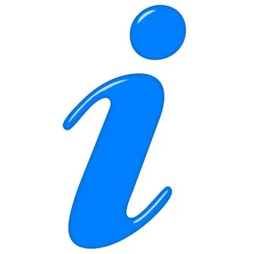 3D Information Symbol Stock Illustration