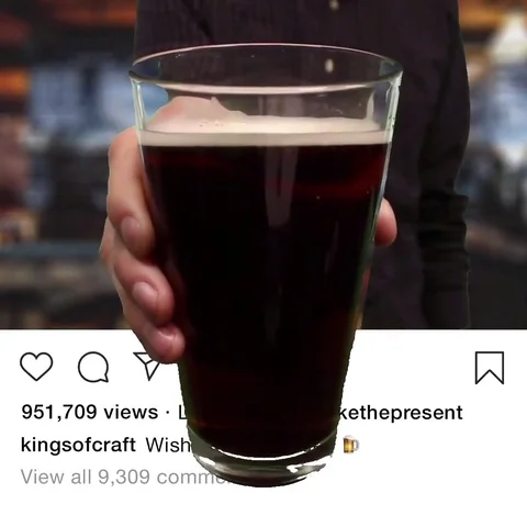 3D Instagram Post - Beer Stock Footage 121655551