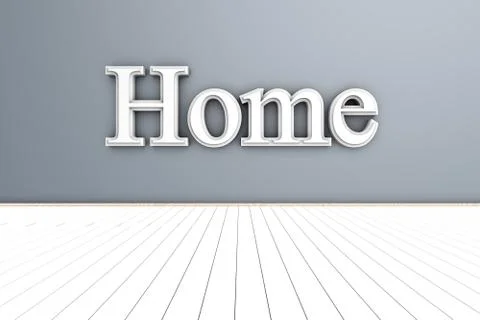 3D Interior Home Stock Illustration