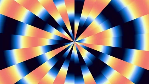 3D Iridescent Distorted Prism Sunburst Background Stock Footage 327043532