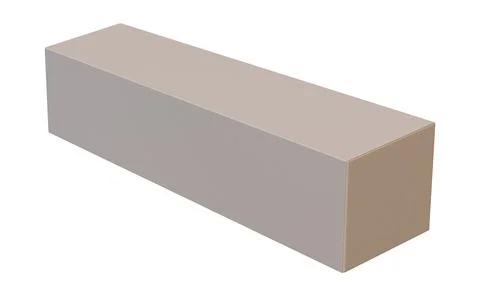 3D Isolated Creative Box on White Background. Stock Illustration