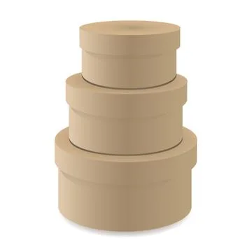 3D isometric gift boxes Stock Illustration
