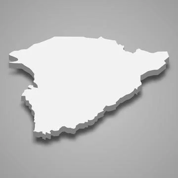 3d isometric map of Ha'il is a Region of Saudi Arabia イラスト素材