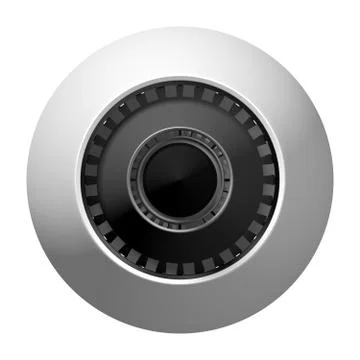 3D jet engine - back view Stock Illustration